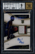 SOLD 185597 2019-20 Immaculate Collection 119 Bol Bol Rookie RC Patch Auto /99 BGS 9 MINT 10
