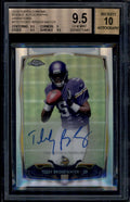 2014 Topps Chrome Autographs Variation 173 Teddy Bridgewater RC Auto /75 BGS 9.5