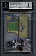 SOLD 185744 2012 Topps Supreme Autographed Russell Wilson Rookie RC Jersey Auto 6/51 BGS 9