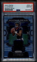 2023 Panini Prizm Rookie Gear 2 CJ Stroud Rookie RC Jersey PSA 10 GEM MT