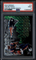 2024 Panini Mosaic Capital Gains White 10 Joe Milton III Rookie RC 13/25 PSA 9