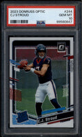 2023 Donruss Optic 244 CJ Stroud RR Rated Rookie RC PSA 10 GEM MT