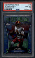 2024 Topps Chrome Youthquake y3 Jayden Daniels Rookie RC PSA 10 GEM MT