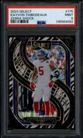 2024 Select Prizm Zebra Shock Refractor 175 Kayvon Thibodeaux Rookie RC PSA 9