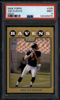 2008 Topps Gold Border 335 Joe Flacco Rookie RC 375/2008 PSA 9 MINT