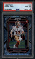 SOLD 185872 2022 Panini Prizm 353 Brock Purdy Rookie RC PSA 10 GEM MT