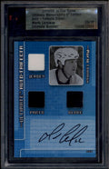 2005-06 ITG Ultimate Trifecta Autos 7 Maro Lemieux Glove Pants Jersey Auto 15/18