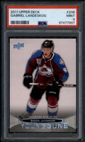 SOLD 185927 2011-12 Upper Deck 208 Gabriel Landeskog Rookie RC YG Young Guns PSA 9 MINT