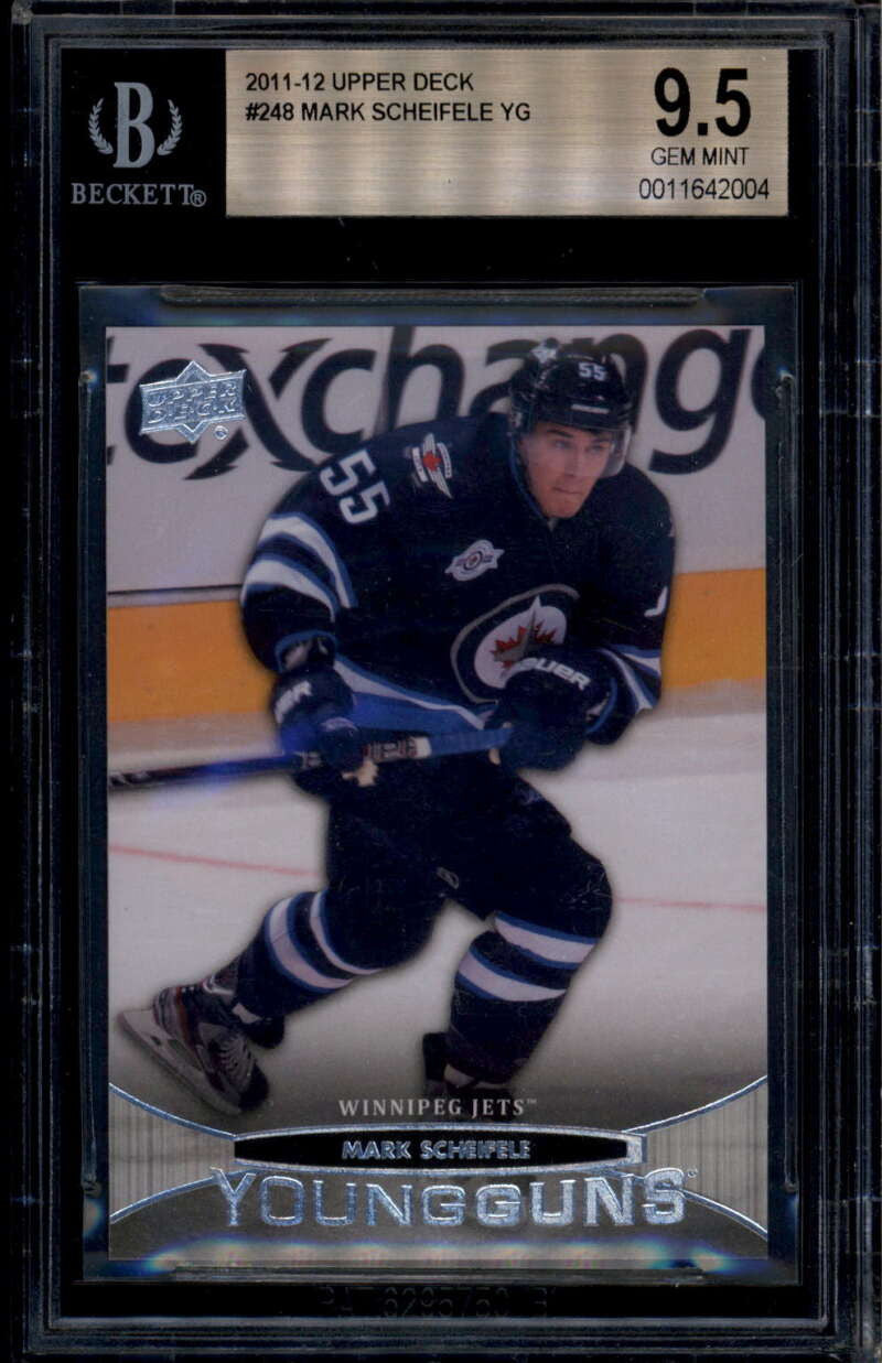 SOLD 185931 2011-12 Upper Deck 248 Mark Scheifele Rookie RC YG Young Guns BGS 9.5 GEM MINT