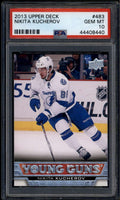 2013-14 Upper Deck 483 Nikita Kucherov Rookie RC YG Young Guns PSA 10 GEM MT
