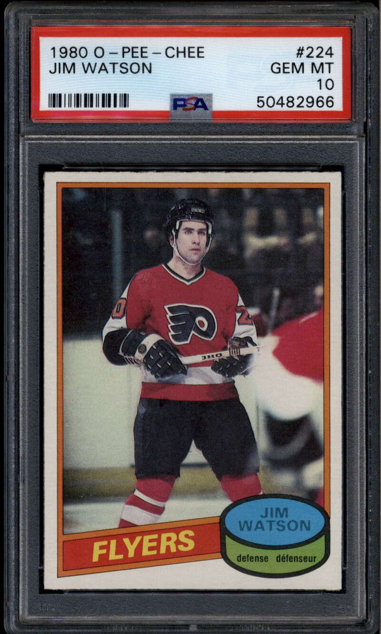 1980-81 O-Pee-Chee 224 Jim Watson PSA 10 GEM MT
