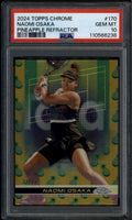 SOLD 185981 2024 Topps Chrome Pineapple Refractor 170 Naomi Osaka 33/77 PSA 10 GEM MT