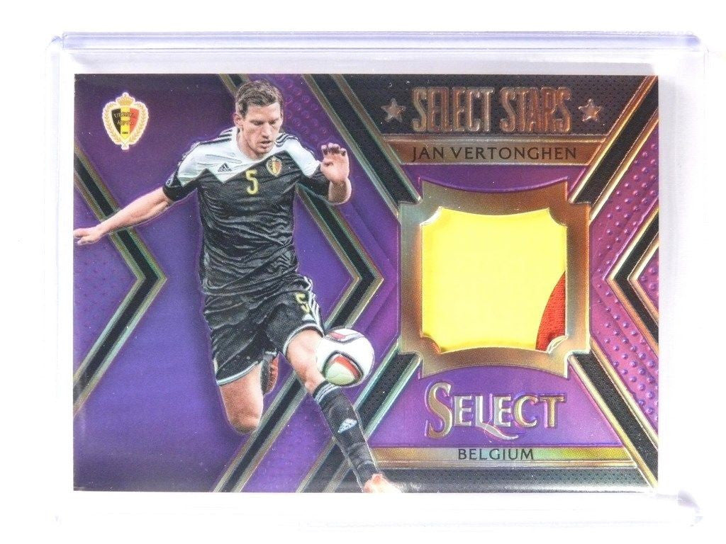 DELETE 18 2015 Panini Select Soccer Select Stars Jan Vertonghen 2clr patch #D03/25