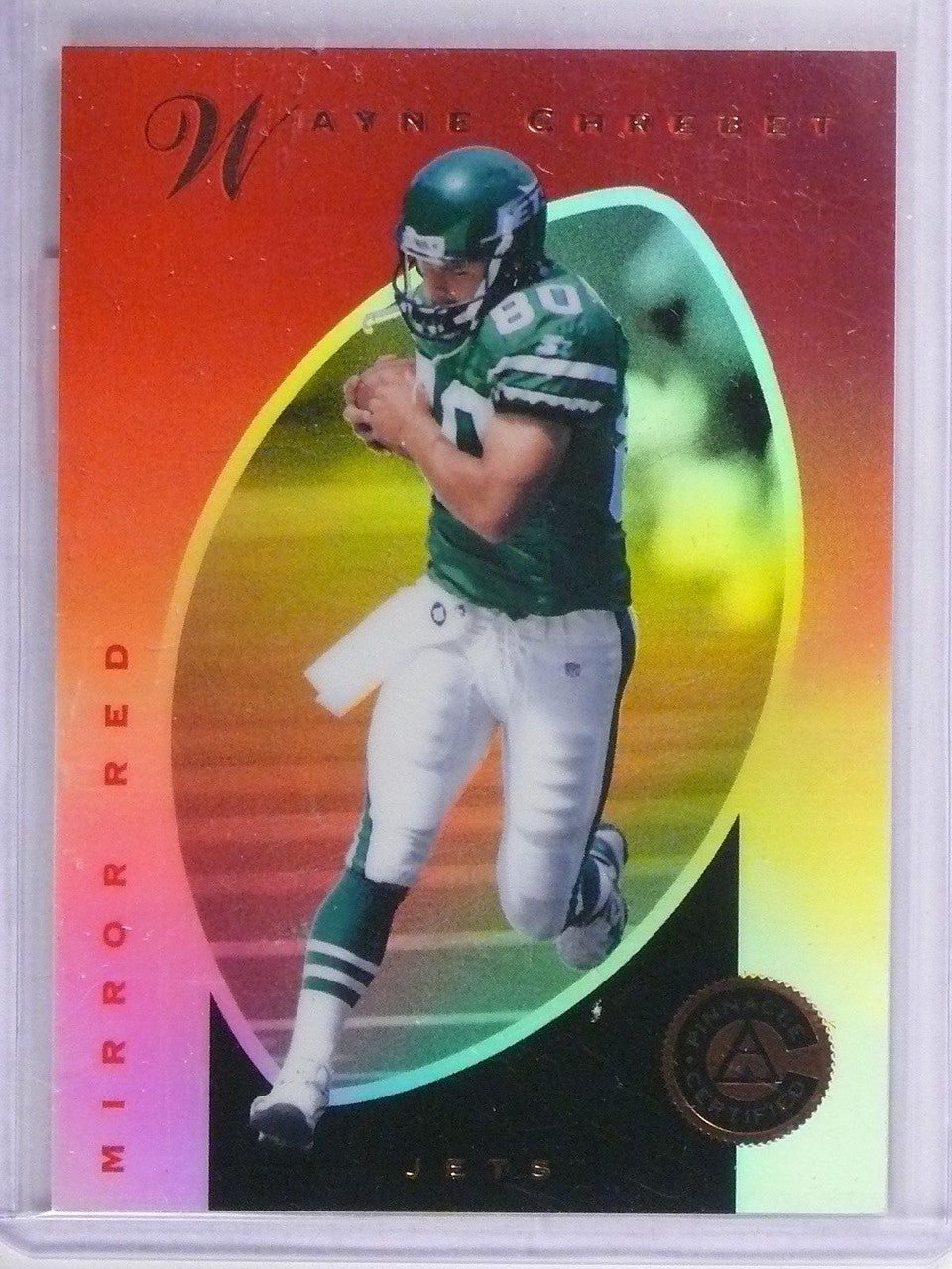 1997 Pinnacle Certified Mirror Red Wayne Chrebet #84