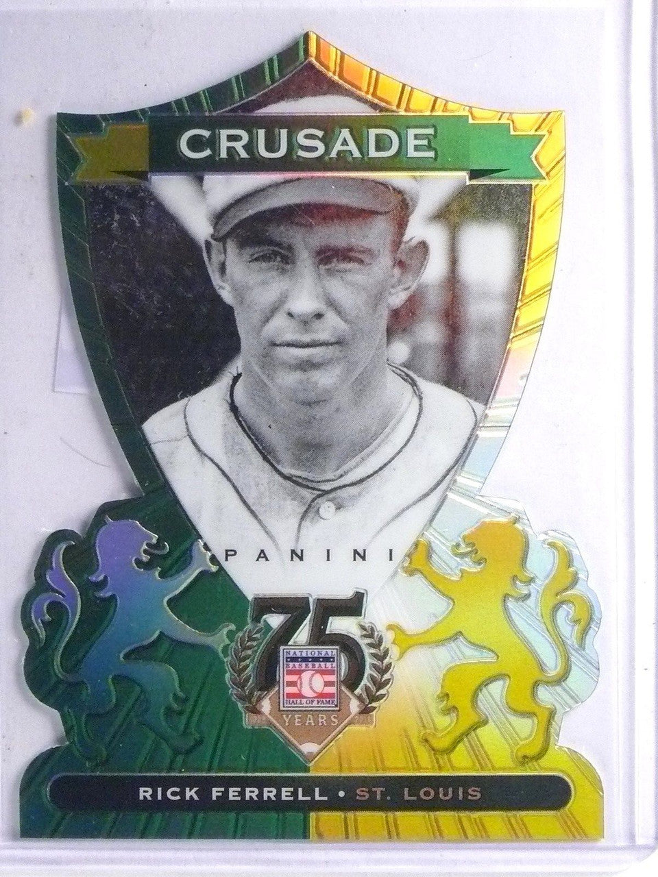 2014 Panini Hall of Fame Crusade Green Rick Ferrell #D1/5 #58