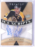 DELETE 1515 13-14 Upper Deck Trilogy ice Scripts Ray Bourque autograph auto #IS-RB