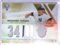 2015 Topps Triple Threads Relics Gold Masahiro Tanaka Jersey #D8/9 #TTRMTA1