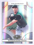 DELETE 1778 2008 Donruss Threads Gold Madison Bumgarner Rookie Autograph #D221/250 #91