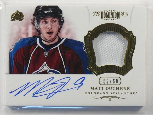 DELETE 1817 12-13 Panini Dominion Matt Duchene auto autograph patch #D52/60 #55