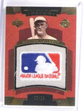 DELETE 2818 2004 UD Sweet Spot Classic Rogers Hornsby MLB Logo Patch #D22/25 #SSPRH