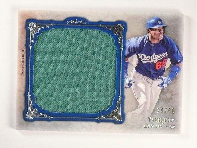 DELETE 3886 2013 Topps Five Star Yasiel Puig jumbo jersey #D29/30 #FSJJR-YP