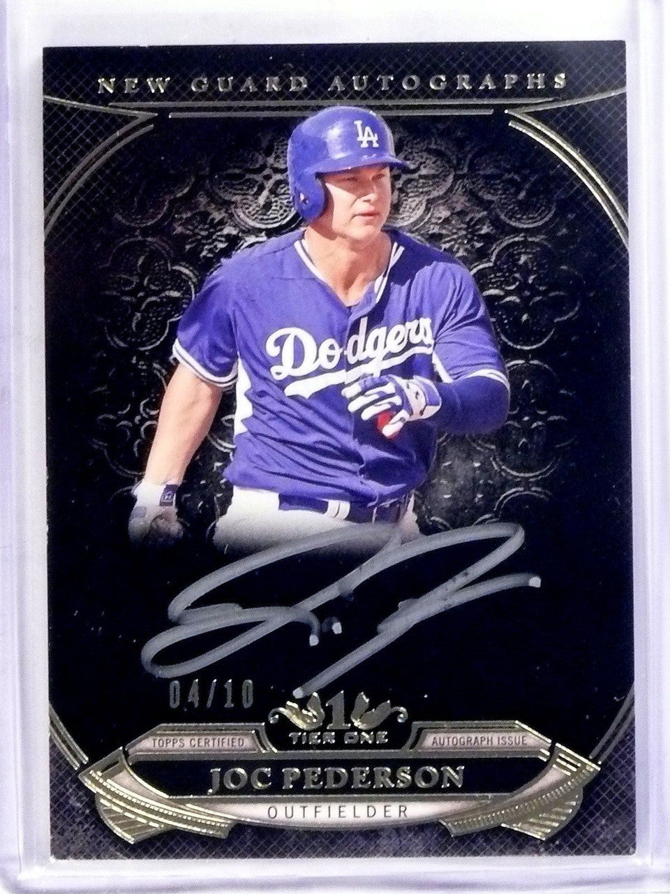 DELETE 4501 2015 Topps Tier One New Guard Joc Pederson autograph auto #D04/10 #NGA-JPN