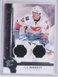DELETE 4671 2016-17 UD Artifacts Materials Silver Sam Bennett Autograph Jersey #D44/49