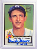 DELETE 4804 2001 Topps Archives Mickey Vernon autograph auto #33TAA