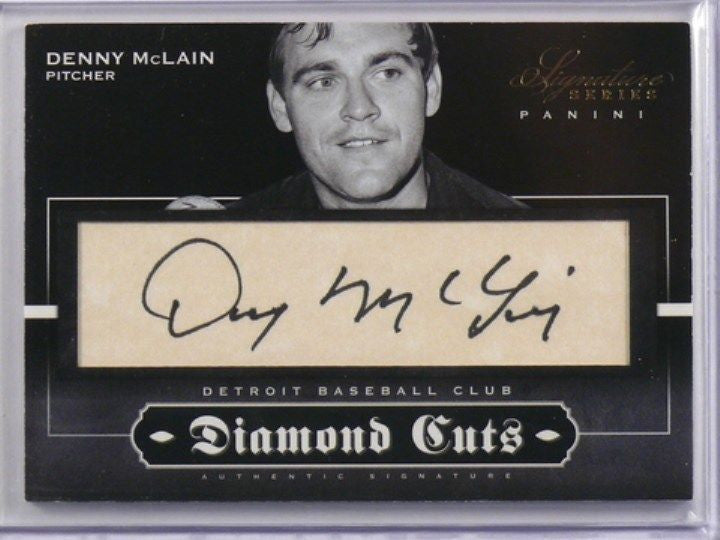 DELETE 5308 2012 Panini Signature Series Diamond Cuts Denny Maclain auto autograph #D19/25