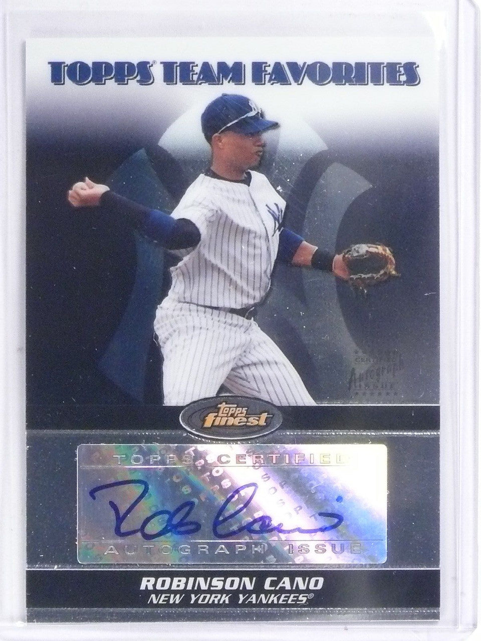 DELETE 5403 2008 Topps Finest Team Favorites Robinson Cano Autograph #D036/100 #TFARC