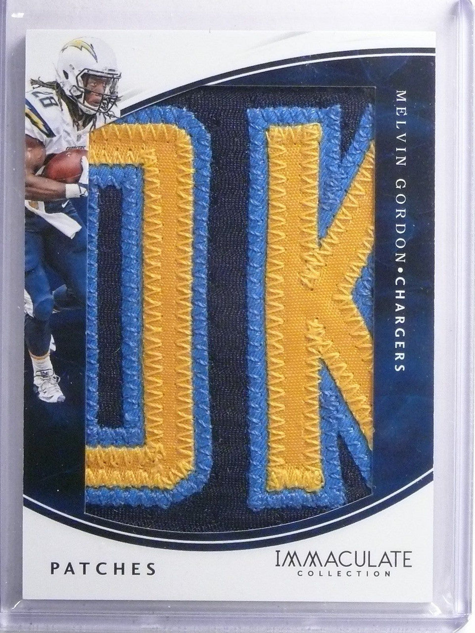 DELETE 5739 2016 Panini Immaculate Patches Melvin Gordon Jumbo Patch #D15/15 #MG