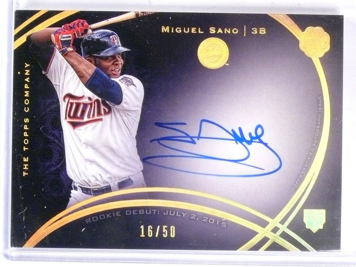 DELETE 6224 2016 Topps The Mint Miguel Sano Autograph Purple #D16/50 #AAMS