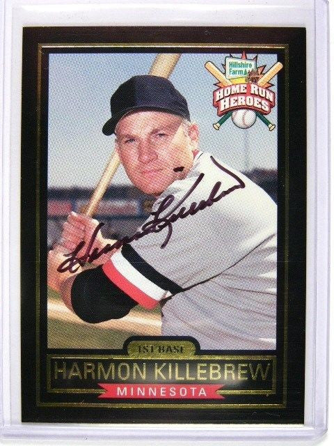 DELETE 6275 1999 Hillshire Farms HR Heroes Harmon Killebrew auto autograph