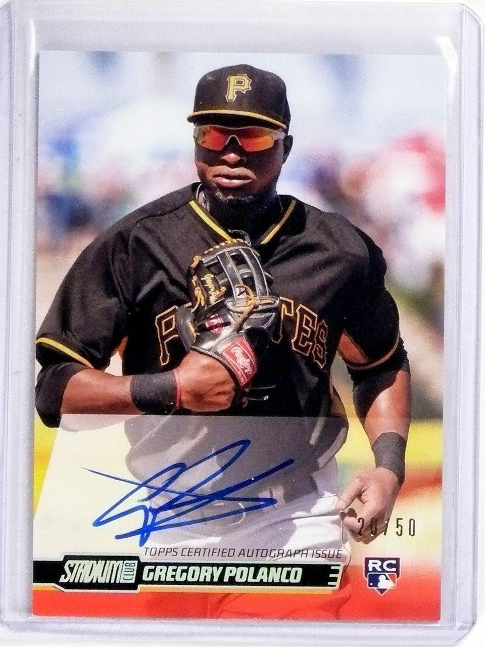 DELETE 6312 2014 Topps Stadium Club Rainbow Gregory Polacno Rookie RC Autograph #D20/50