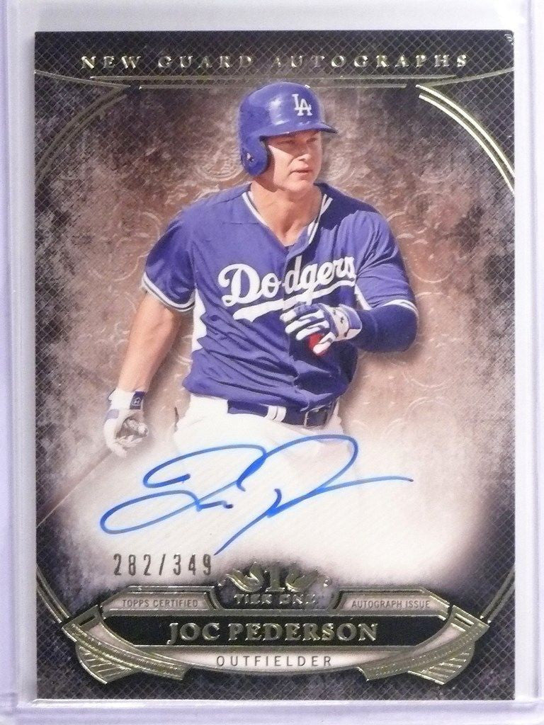 DELETE 6605 2015 Topps Tier One Joc Pederson autograph auto #D282/349 #NGA-JPN