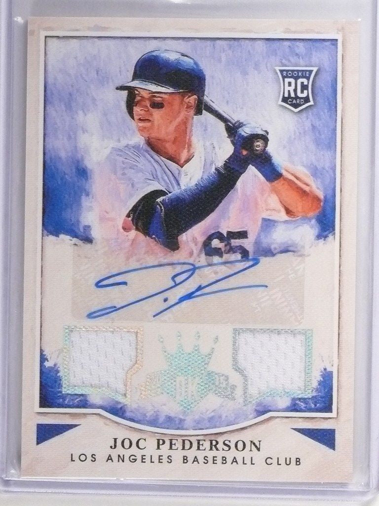 DELETE 6639 2015 Panini Diamond Kings Joc Pederson autograph auto jersey #D19/299