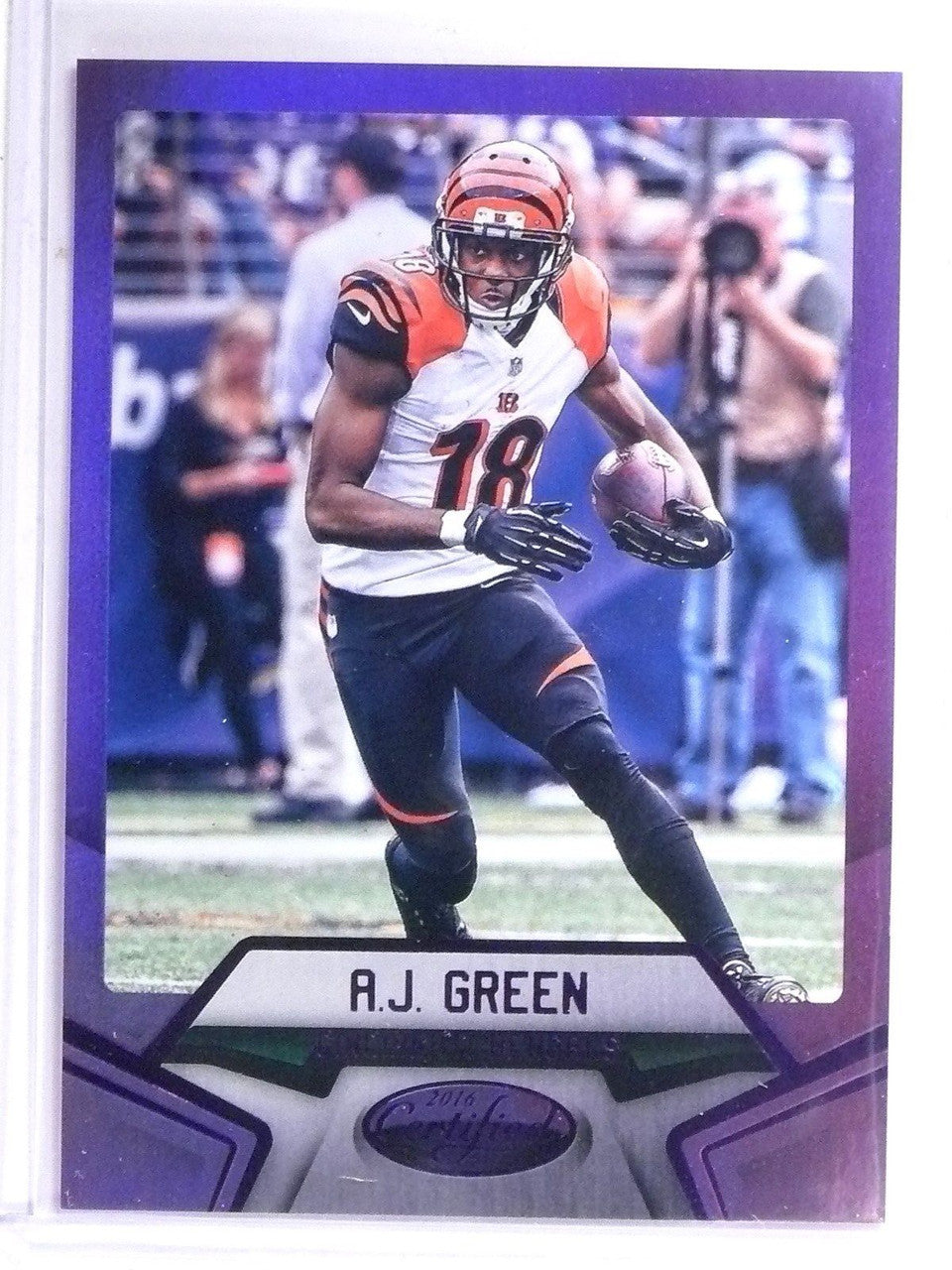 2016 Panini Certified Mirror Purple A. J. Green #D07/10 #70