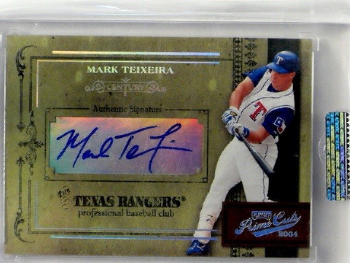 DELETE 7101 2004 Prime Cuts Century Mark Teixeira auto autograph #D14/23 #23