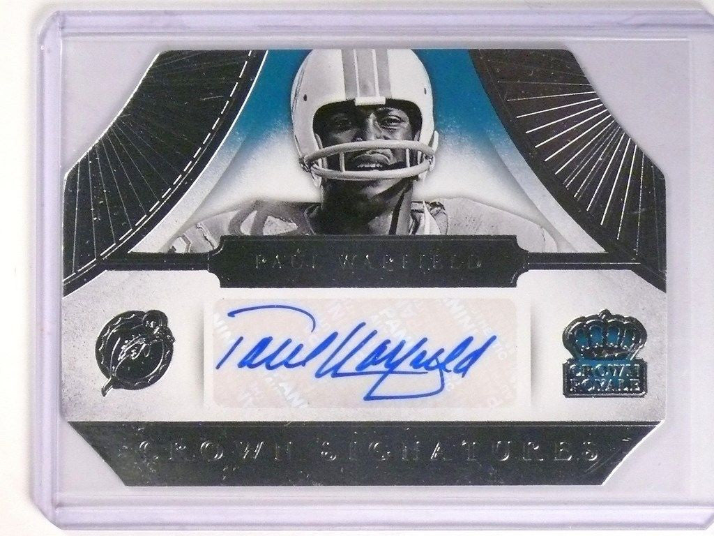 DELETE 7893 2014 Crown Royale Signatures Paul Warfield autograph auto #D19/25