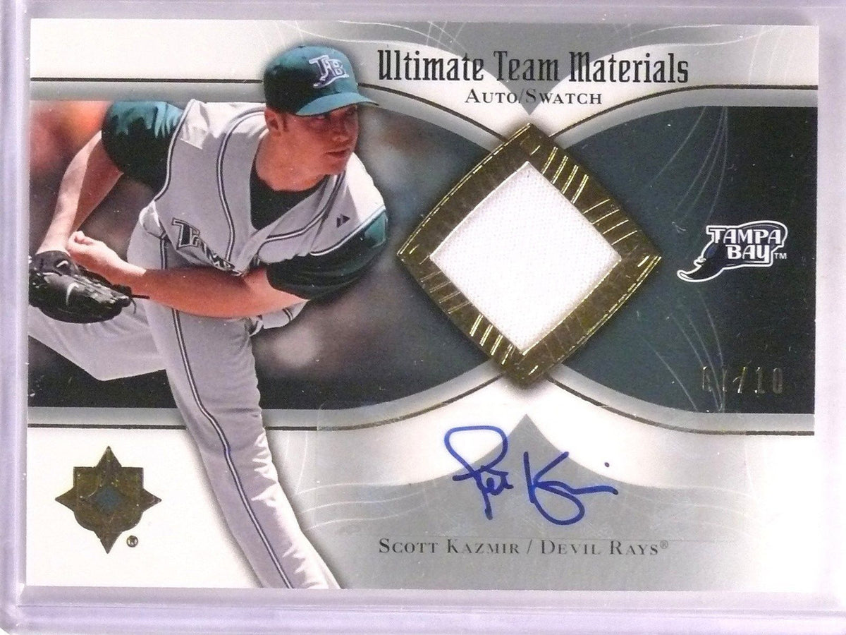 DELETE 8342 2007 Ultimate Collection Scott Kazmir Team Jersey Autograph #D07/10 #UTMSK2