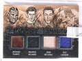 DELETE 8829 2016 Leaf Enshrined Rushmore Plante Richard Beliveau Lafleur jersey #D11/15