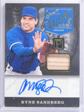 DELETE 9913 2016 Pantheon Gallant Gloves Ryne Sandberg Bat Autograph #D4/5 #SGGRS