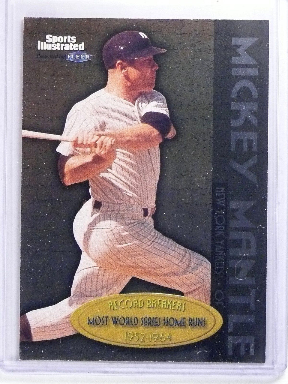 DELETE 10486 1999 Sports Illustrated Greats Of The Game Record Breakers Mickey Mantle