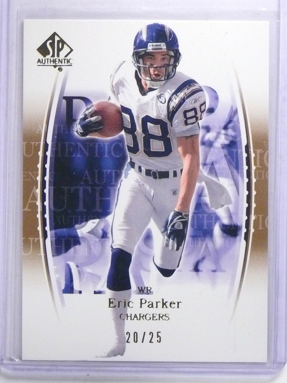 DELETE 10872 2003 SP Authentic Eric Parker Gold Parallel #D20/25 #95