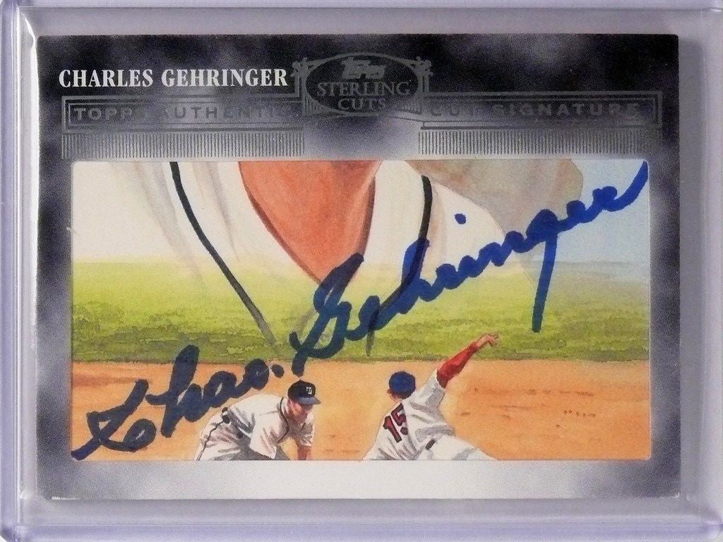 DELETE 11017 2006 Topps Sterling Cuts Charles Gehringer autograph auto #CUT-79