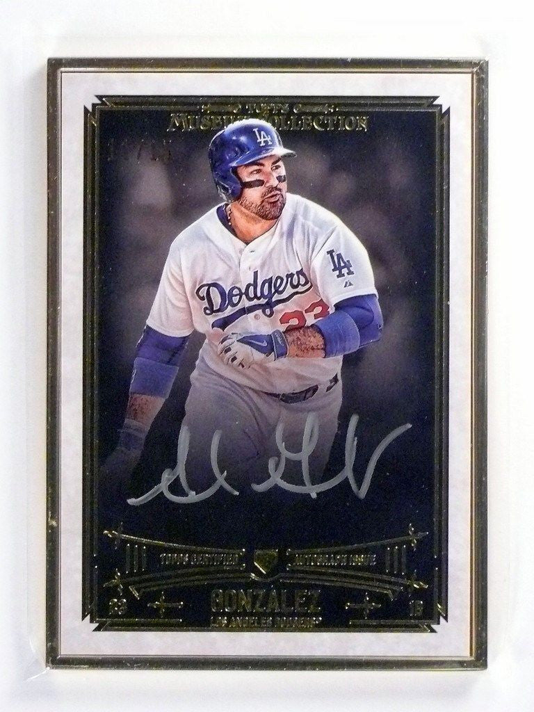 DELETE 11141 2015 Topps Museum Framed Gold Adrian Gonzalez autograph auto #D11/15