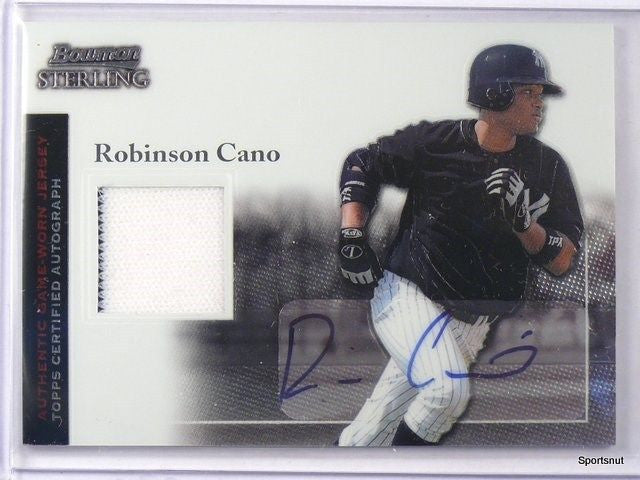 DELETE 11173 2004 Bowman Sterling Robinson Cano autograph auto jersey #BS-RS