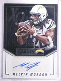 DELETE 12080 2016 Panini Playbook X's & O's Melvin Gordon Autograph #D20/25 #XOMG