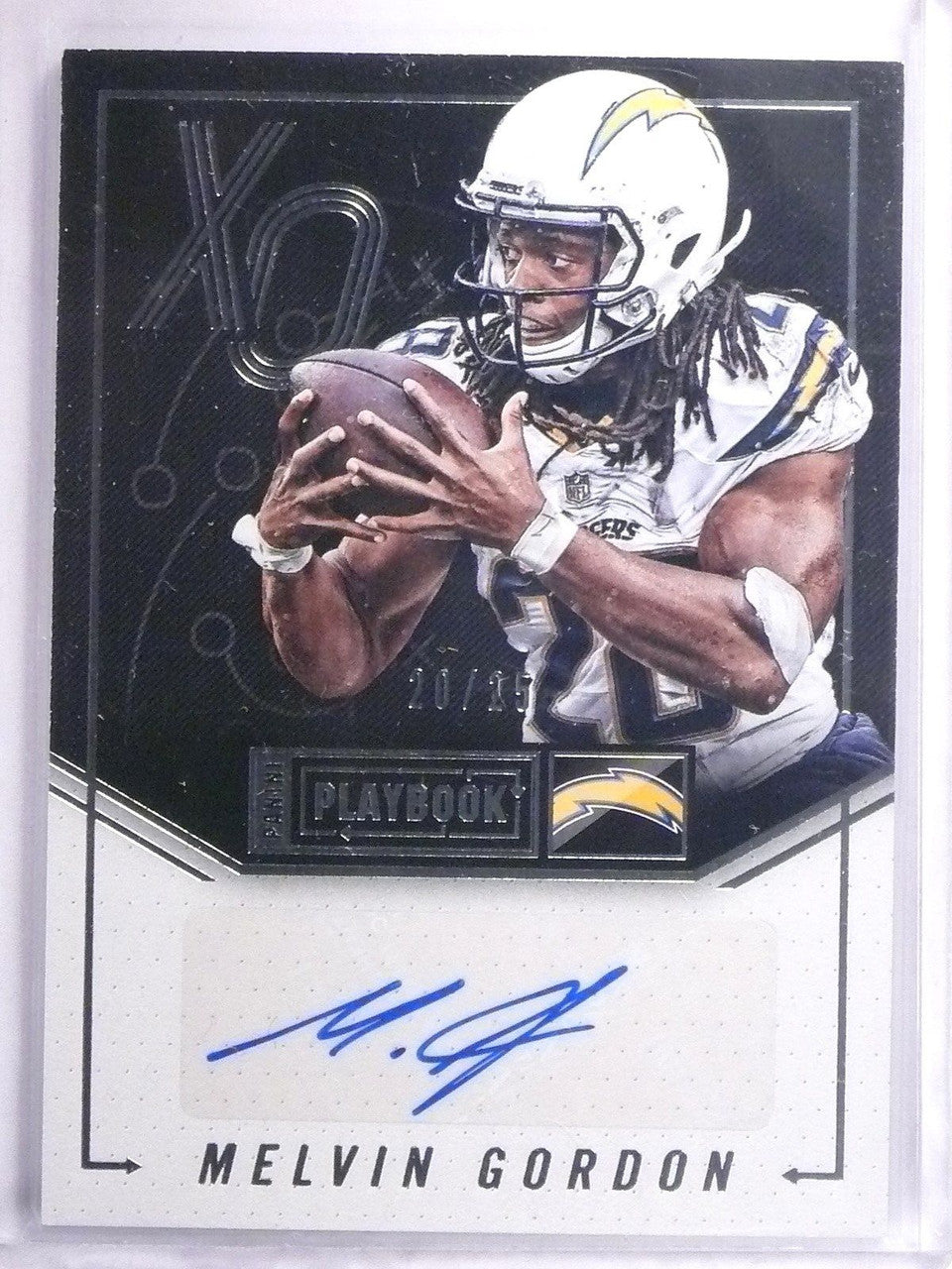 DELETE 12080 2016 Panini Playbook X's & O's Melvin Gordon Autograph #D20/25 #XOMG