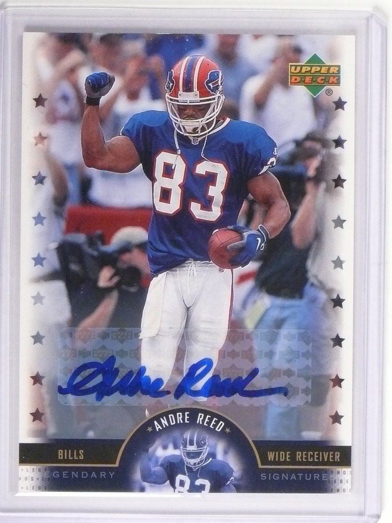 DELETE 12798 2005 Upper Deck Legends Legendary Andre Reed autograph auto #LS-LA